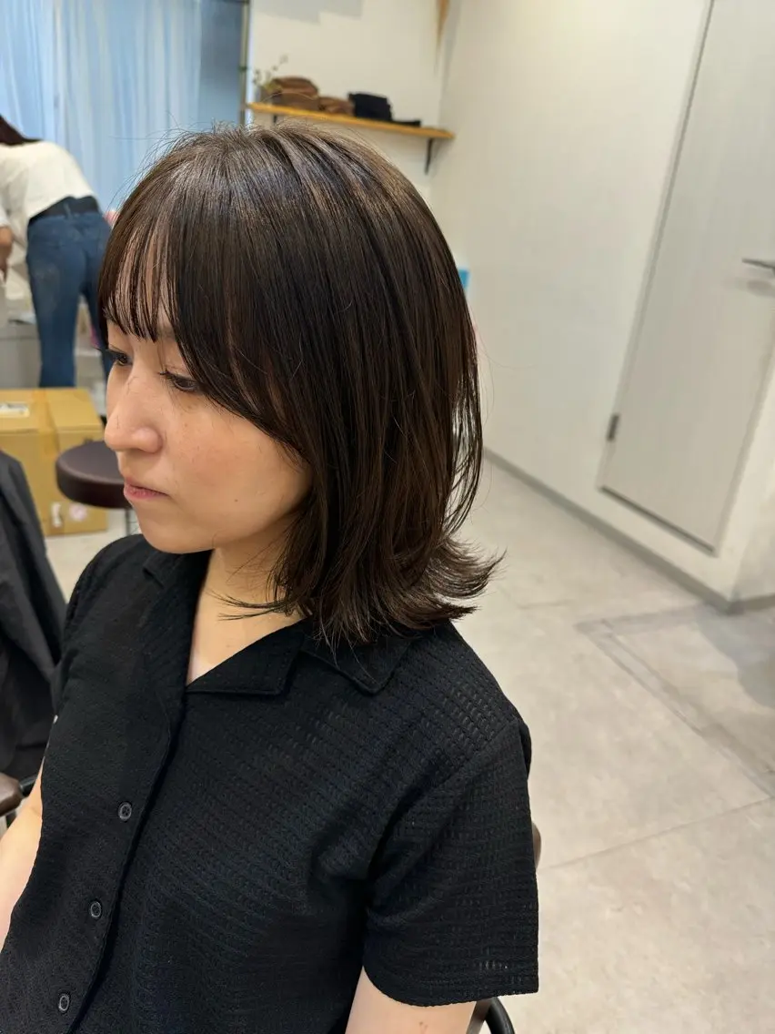 セミロング カラー トリートメント 似合う髪型が 分からない方へのヘアスタイル