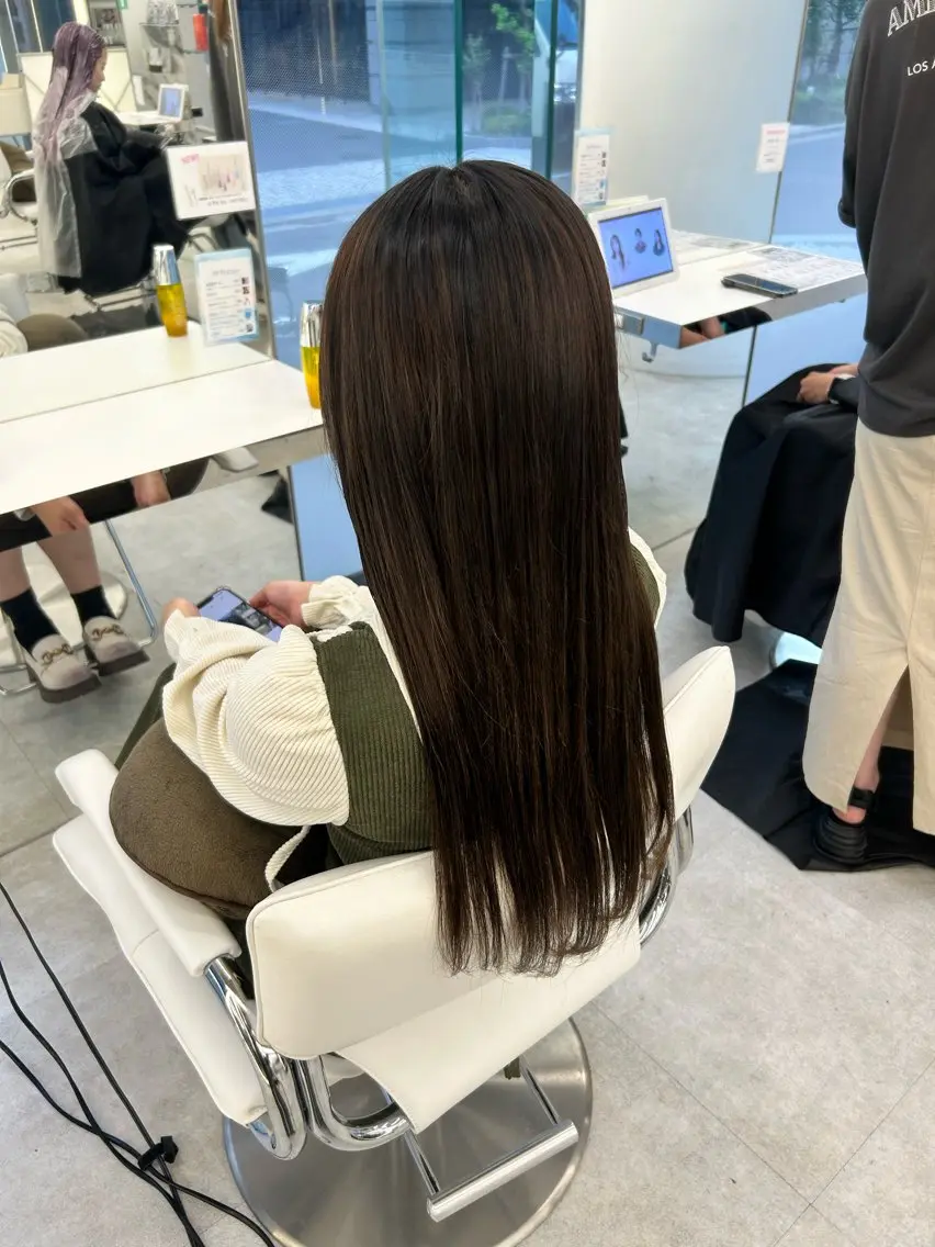 ロング はるか/透明感カラー /ヘアアレンジ🤍のヘアスタイル
