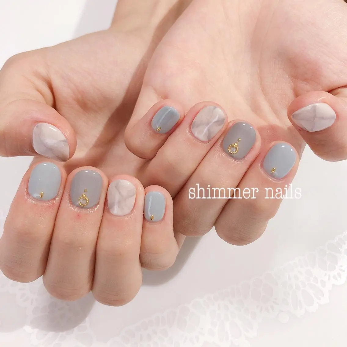 ネイル 持ち込み shimmer nailsのネイルデザイン