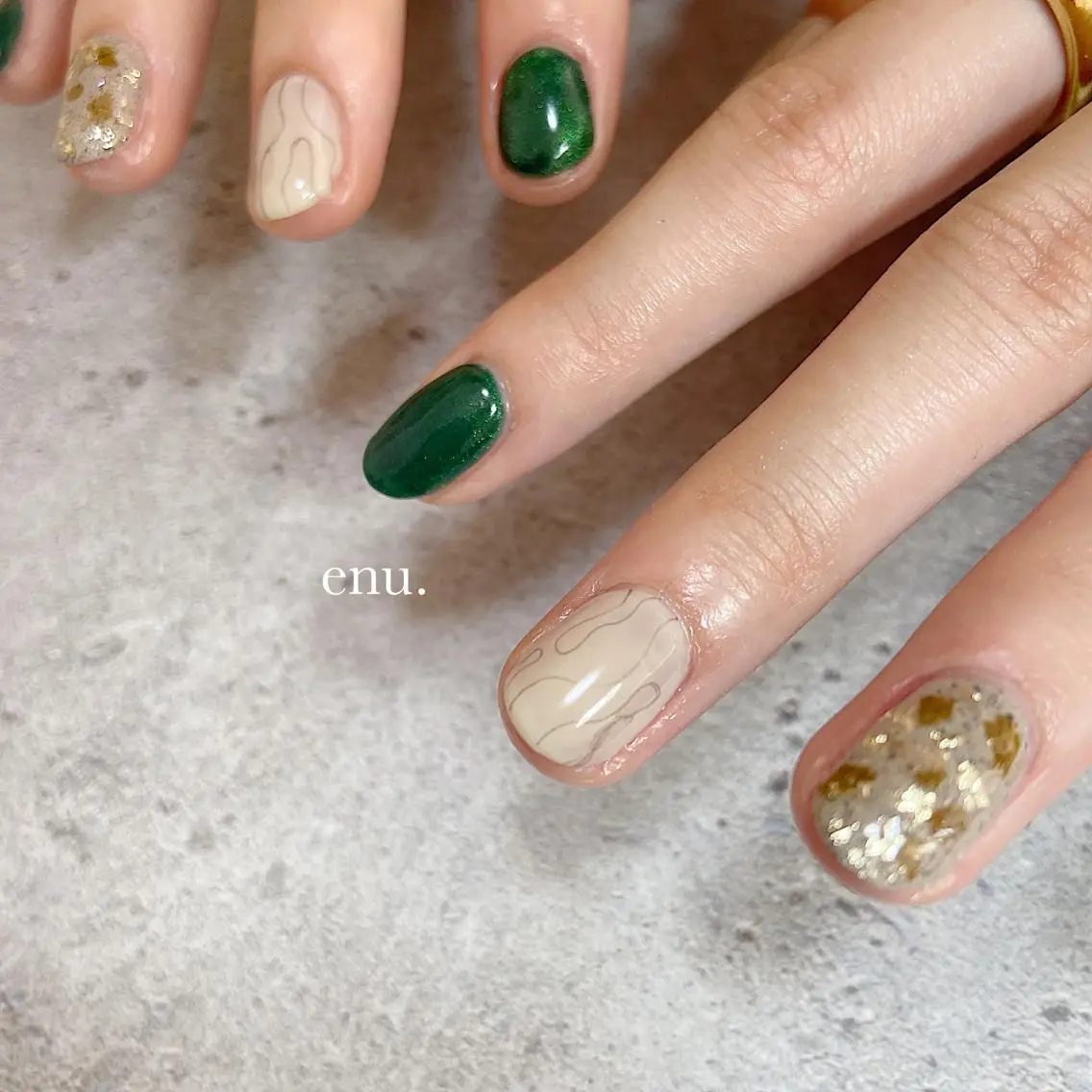 ネイル ハンドネイル enu. nanakoのネイルデザイン