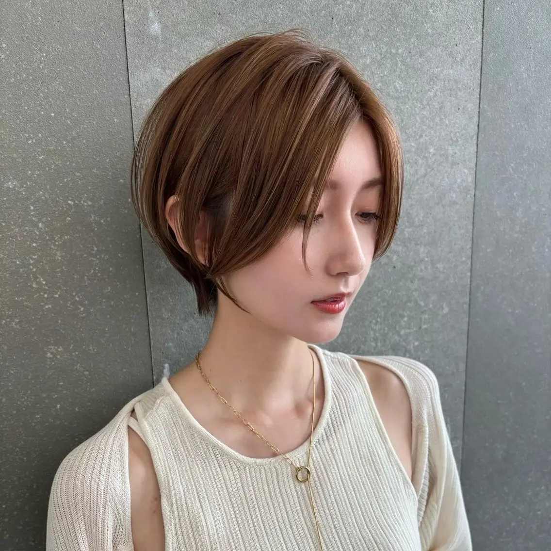 ショート けいし🐬ボブ 美髪縮毛矯正のヘアスタイル