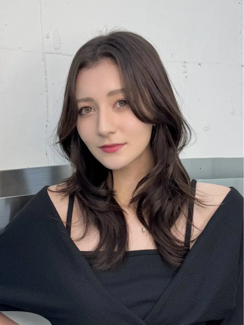 ミディアム カラー ヘアセット 🦋韓国系指名No1 店長/圓山 祐也🦋のヘアスタイル