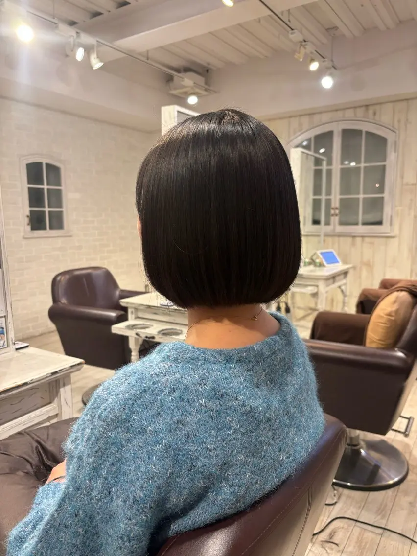 ミディアム Ashanti 濱野のヘアスタイル