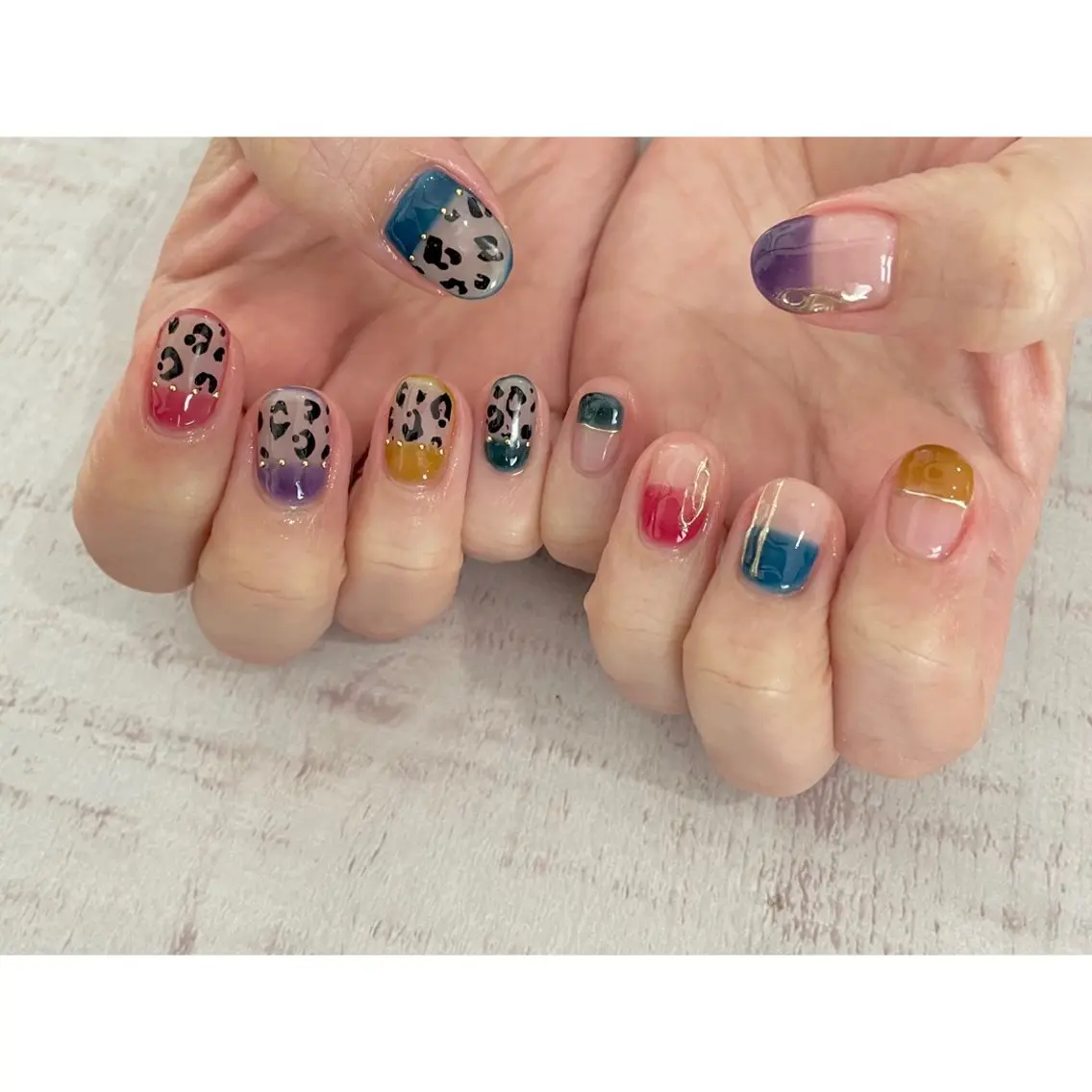 ネイル 𖡼 yumenoのネイルデザイン