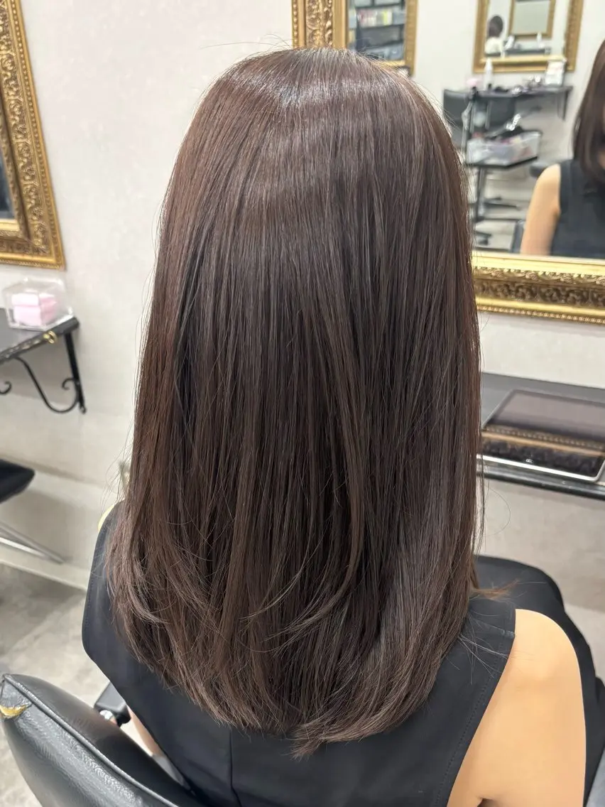 ミディアム レイヤーカット レディースカット🌝 パーマ🪄Ryokoのヘアスタイル