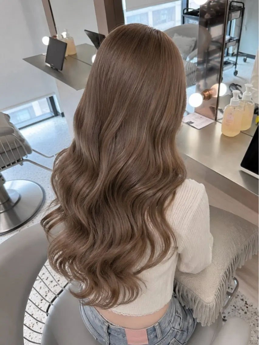 ロング カット ヘアカラー トリートメント 🤎透明感カラー/ suguru🤍のヘアスタイル
