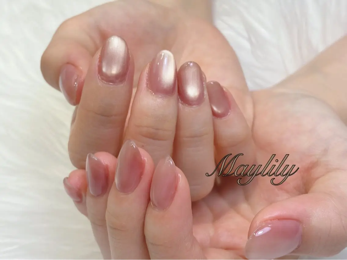 ネイル マグネットネイル ハンドネイル Nail salon Maylilyのネイルデザイン