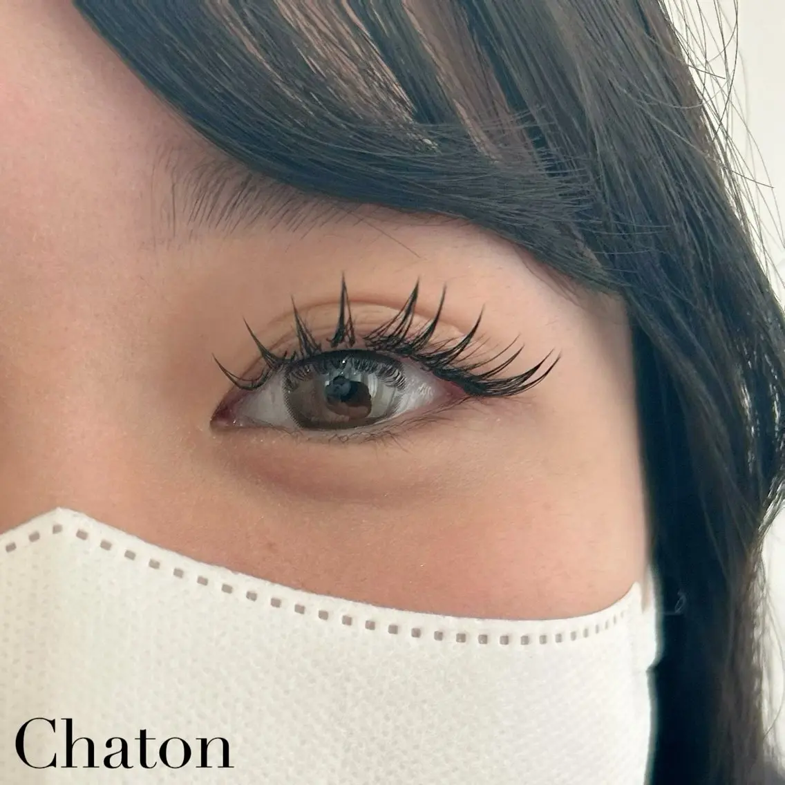 マツエク・マツパ フラットラッシュ Chaton IGARASHIのマツエク・マツパデザイン