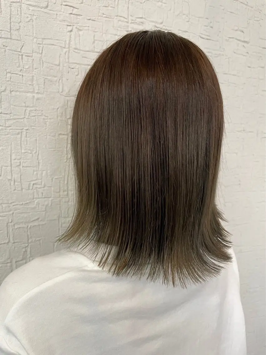 【レディース】✂️デザインカット+フルカラー+トリートメントの写真