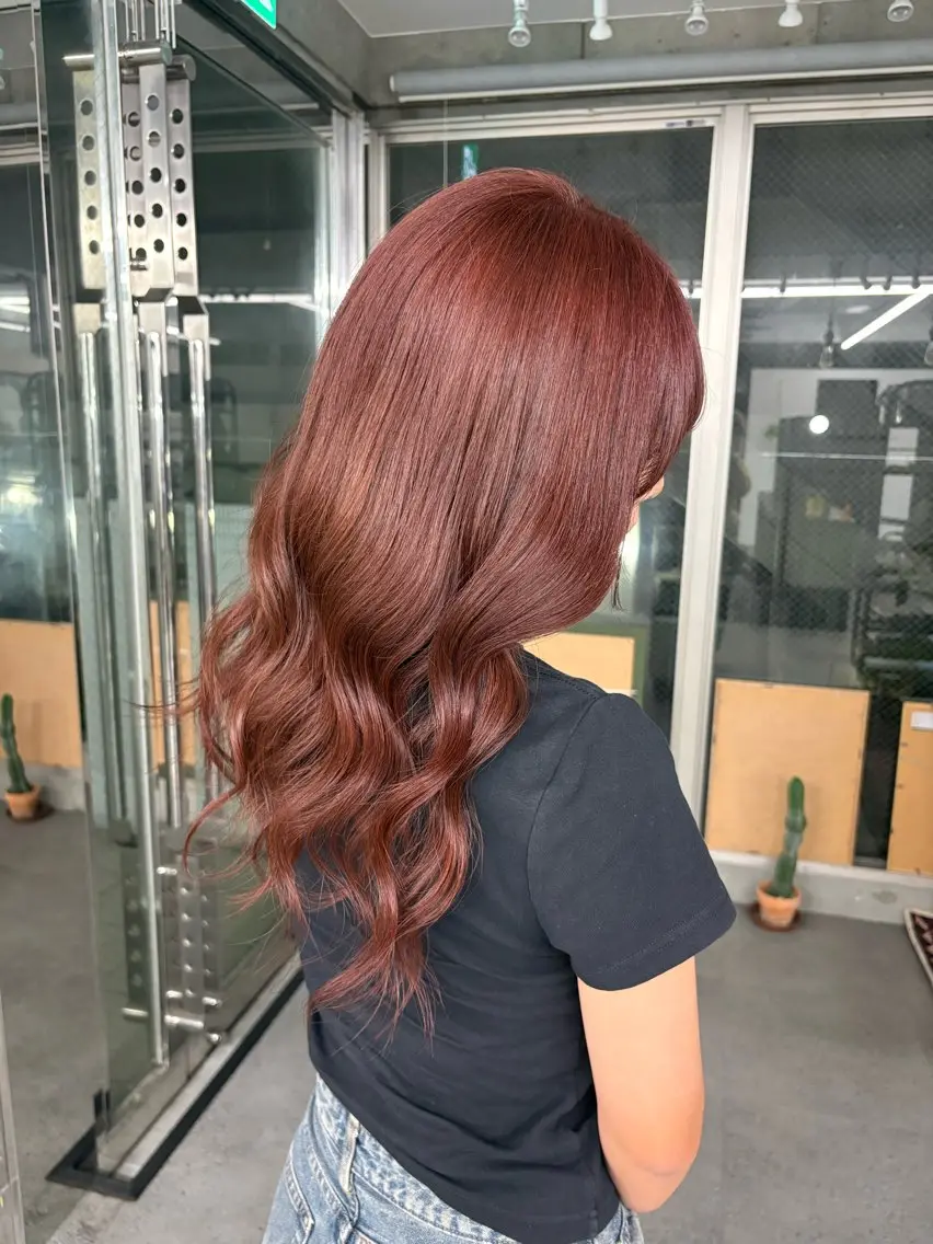 ロング カラー ブリーチ ダブルカラー ブリーチなしカラー HART ニイナ ／モデル募集中のヘアスタイル