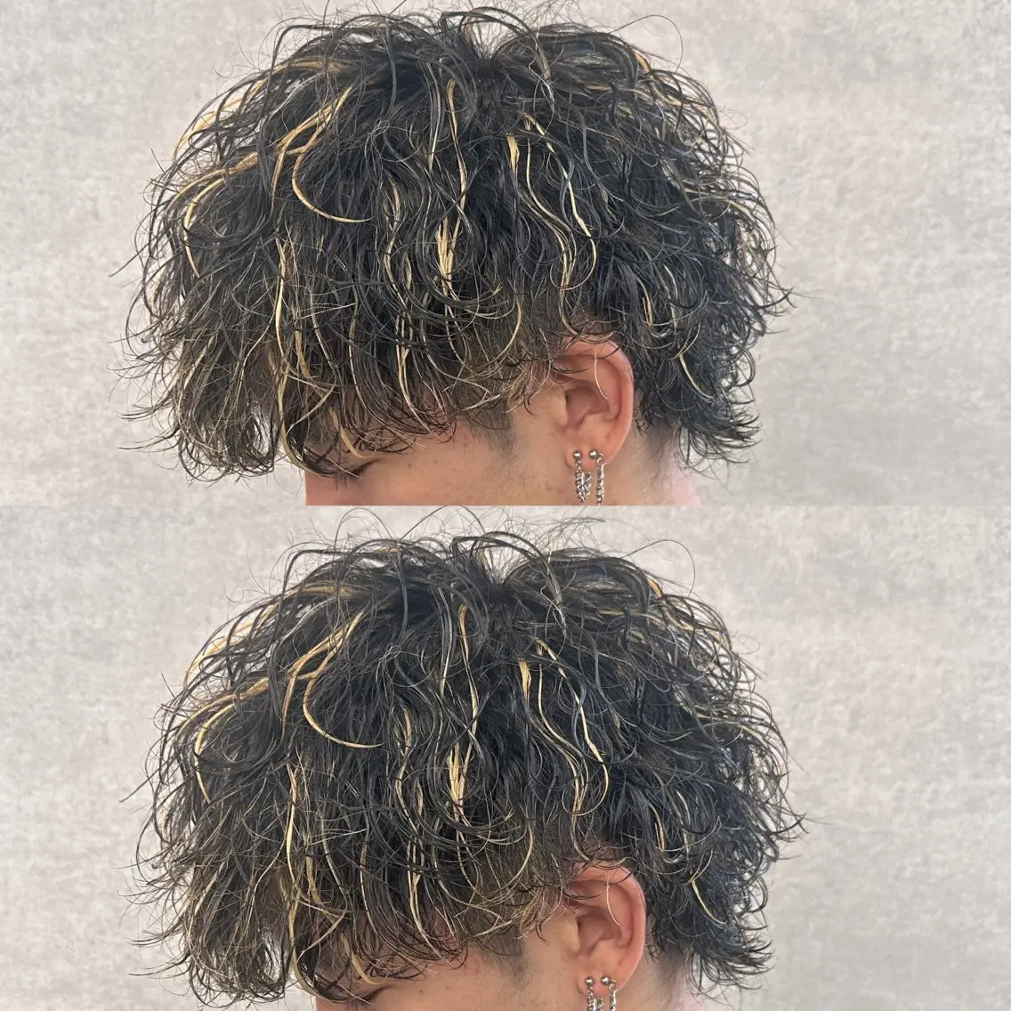 ショート カラー パーマ メンズ カット ヘアカラー パーマ ヘッドスパ ヘアセット 【メンズサロン】 BLUCK 横浜のヘアスタイル