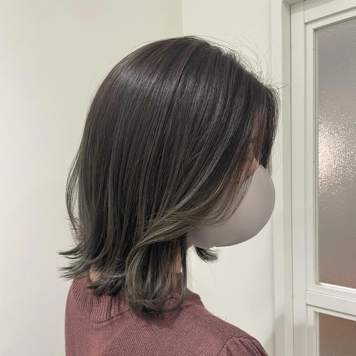 セミロング カラー カット ヘアカラー トリートメント ヘアセット 当日予約⭕️ Rene’のヘアスタイル