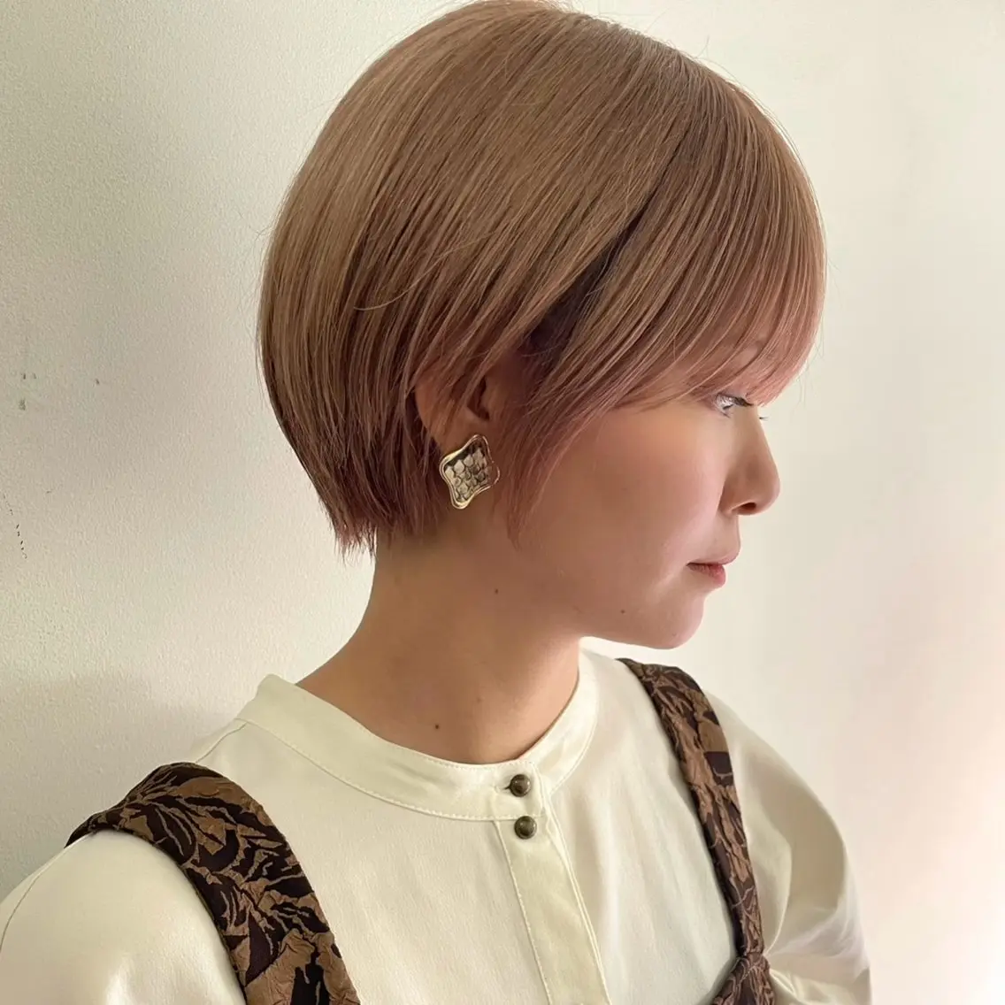 ショート ショートヘア ヘーゼルベージュ 🩰🤎miharuのヘアスタイル