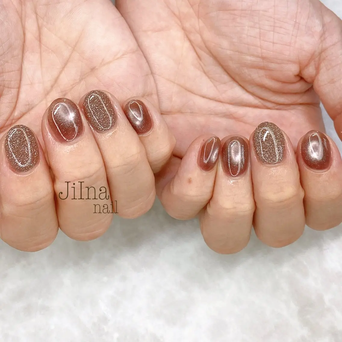 ネイル フラッシュネイル マグネットネイル JiIna nailのネイルデザイン