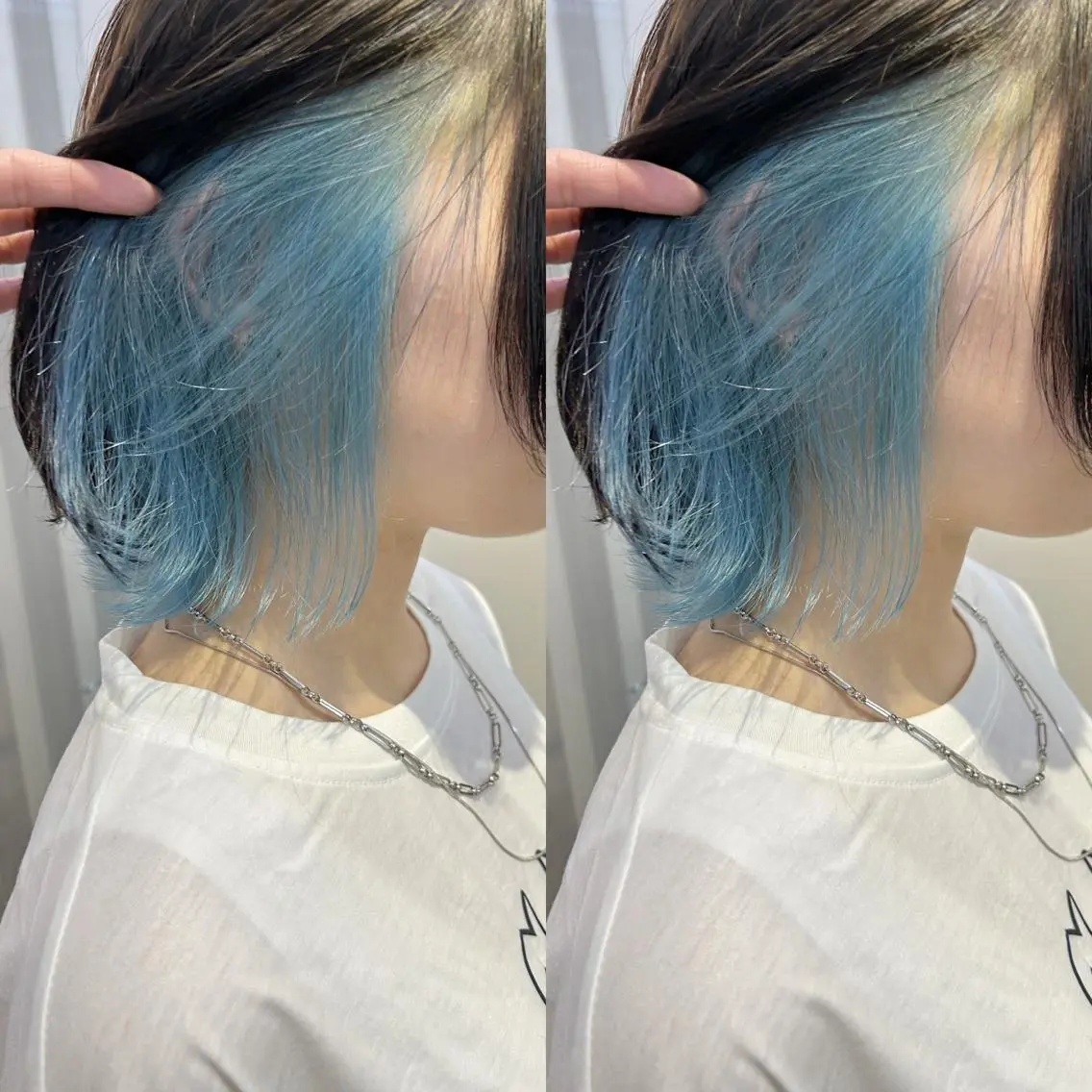 ミディアム カラー カット ヘアカラー トリートメント yoriダブルカラー 代表すがわらのヘアスタイル