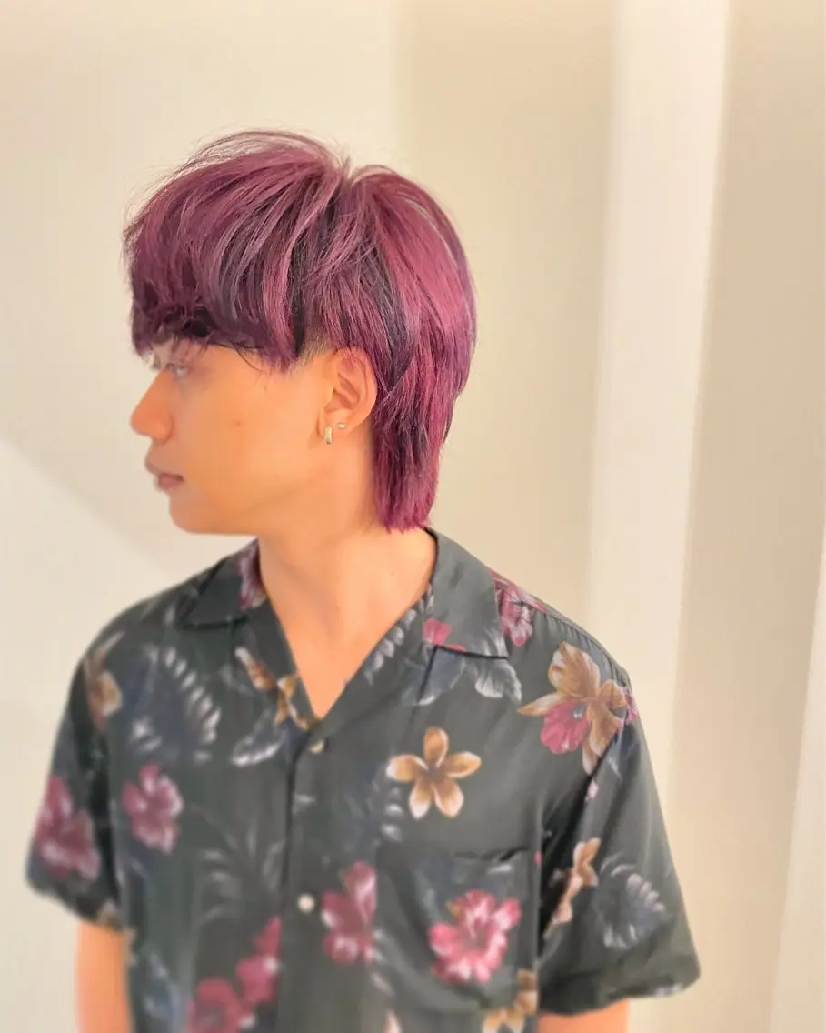 ショート カラー メンズ メンズハイライト ハイライトカラー ハイライト ニュアンスカラー🫧 加納のヘアスタイル