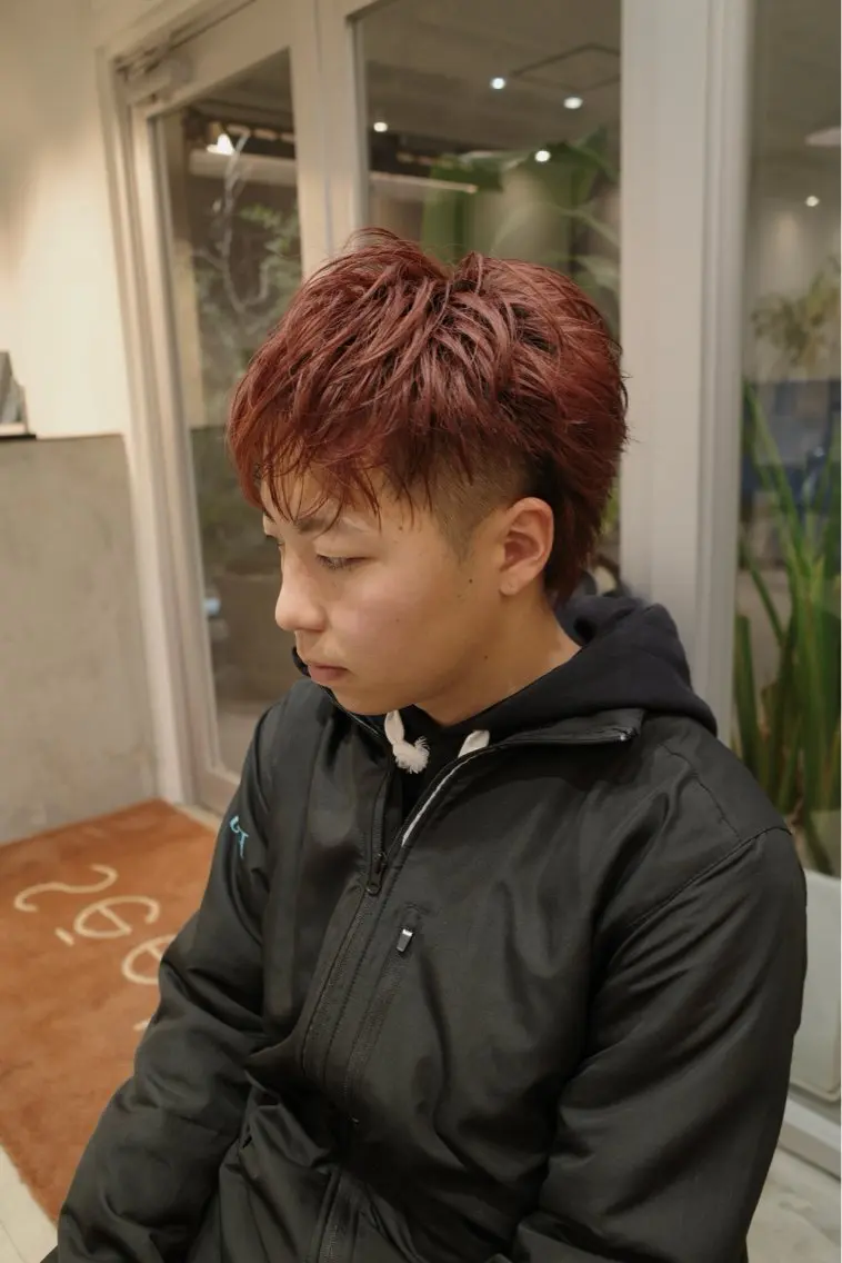 ショート カラー メンズ メンズデザインカット デザインカット カット 【スタイリスト】千葉 悠‪✂︎‬のヘアスタイル