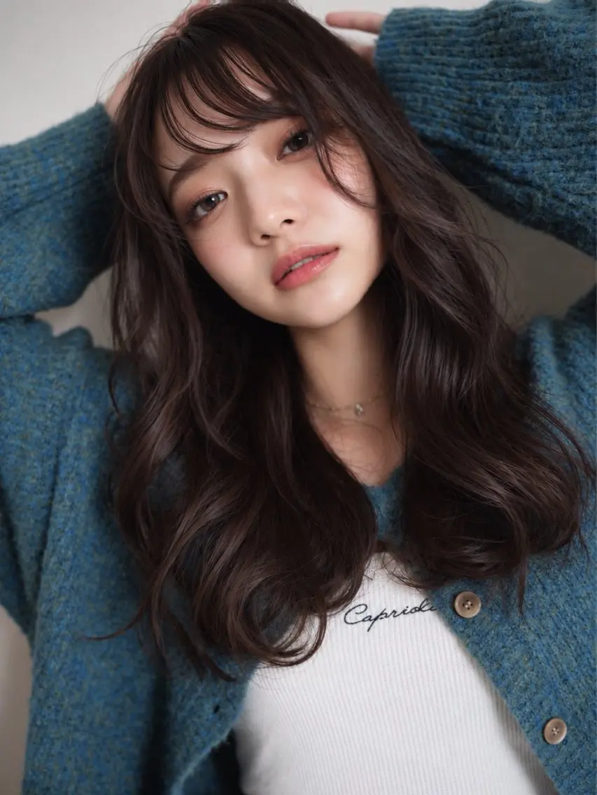 セミロング カラー カット ヘアカラー Grow by NYNY 打越裕樹のヘアスタイル