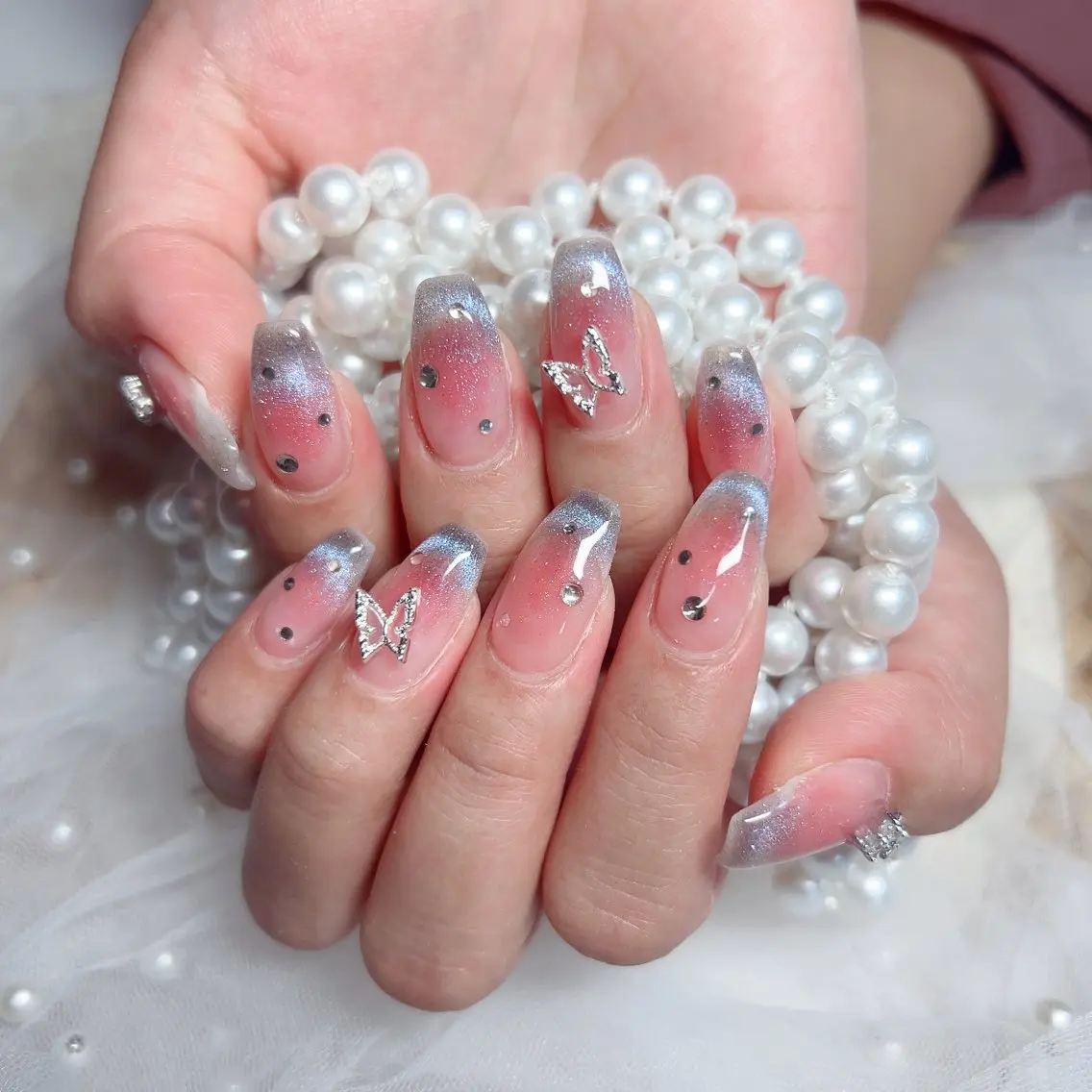 ネイル ハンドネイル M 🌷Nail 長さだし専門店のネイルデザイン