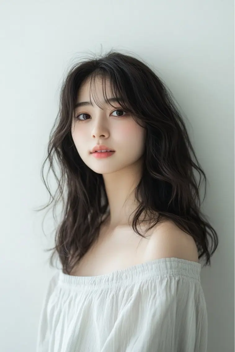 セミロング 【モデル様募集🖤】 MIKI//伊勢原のヘアスタイル