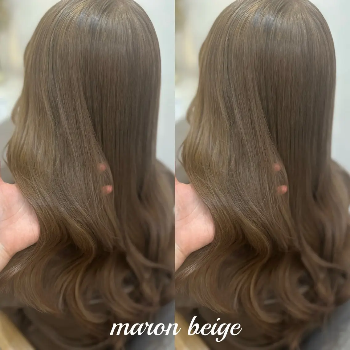 ロング ヘアカラー トリートメント lovis🧸ゆうあ 🧸/透明感カラーのヘアスタイル