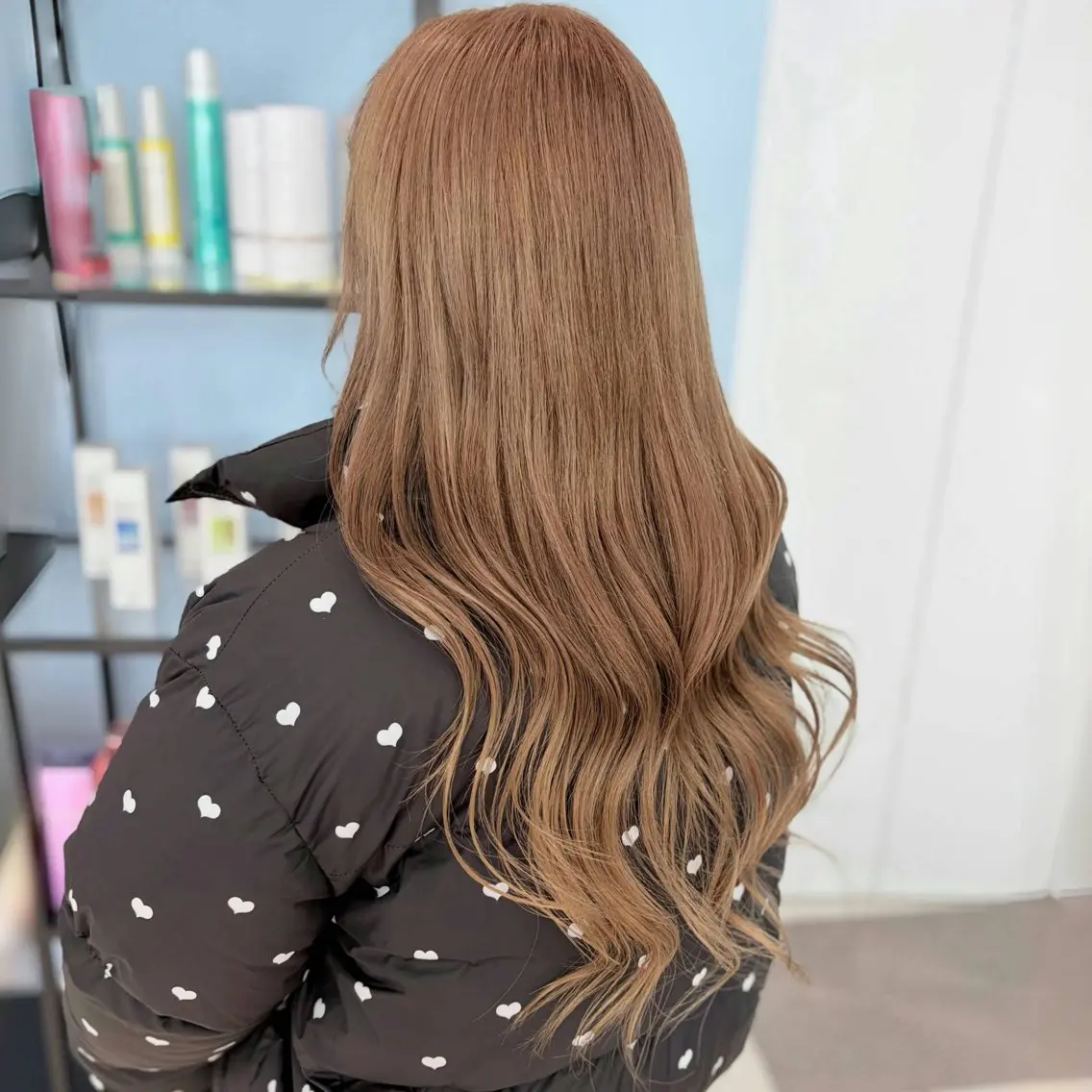 ロング カラー ベージュカラー ヘアカラー 🥣あゆ/梅田/ハイ トーン/ブリーチ🩶のヘアスタイル