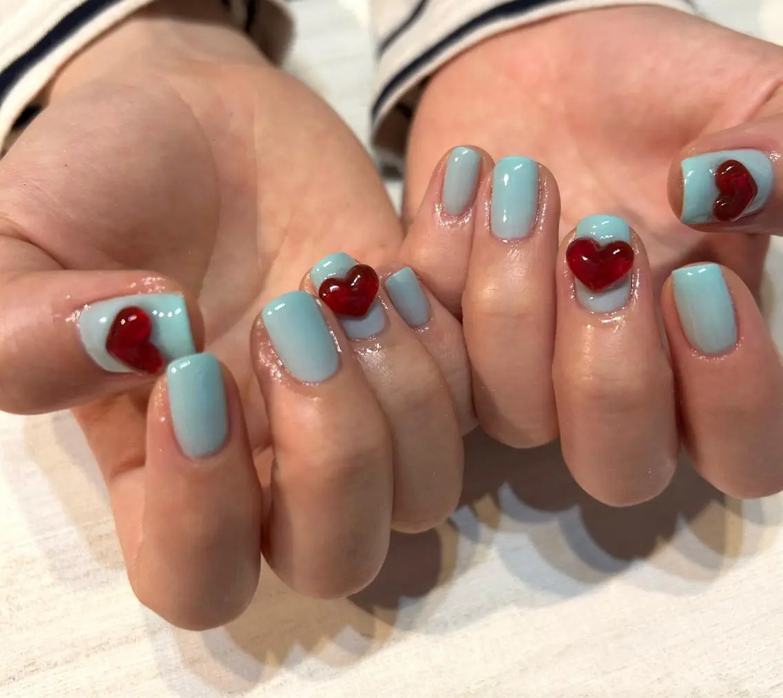 ネイル ハート spell nailのネイルデザイン