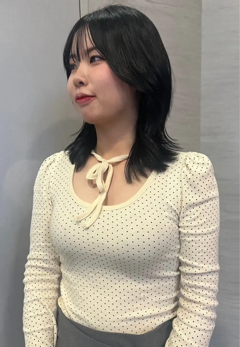 ミディアム カラー HAIR774 runa🌙のヘアスタイル