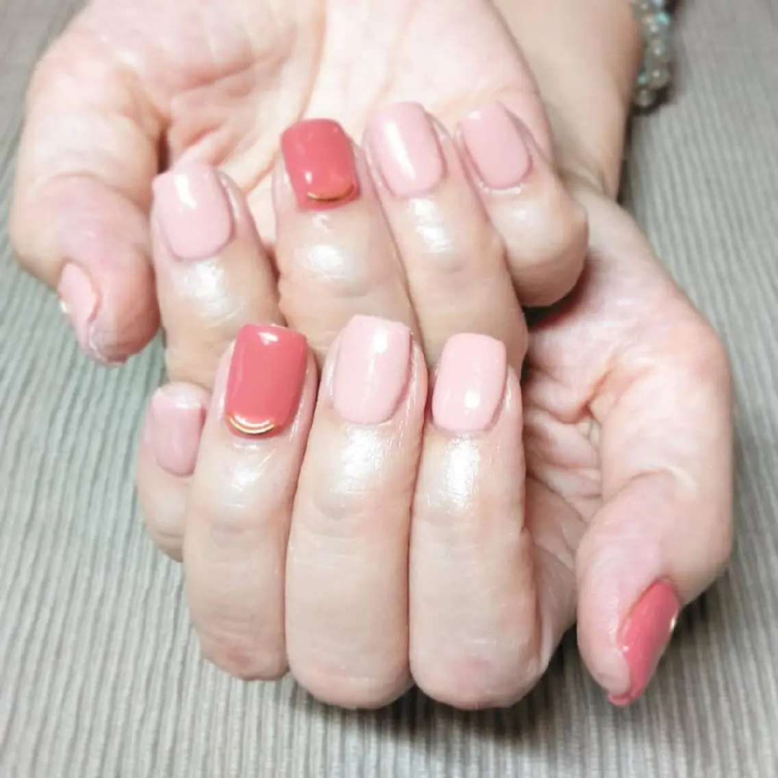 ネイル グラデーション ワンカラーネイル lylynail YUUKAのネイルデザイン