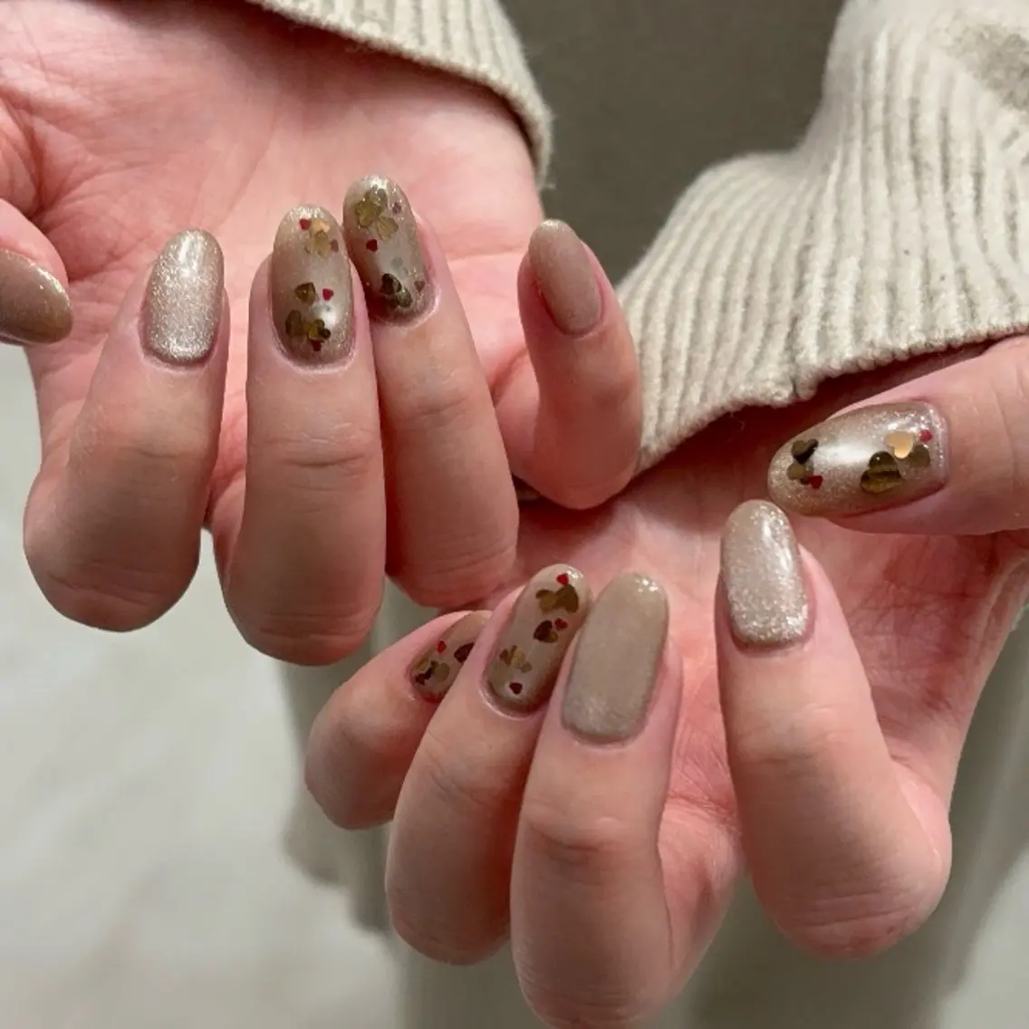 ネイル マグネットネイル Nailsalon Lebelのネイルデザイン