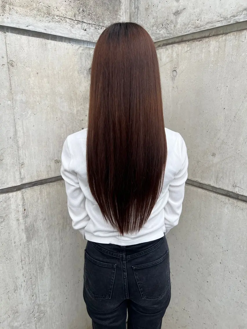 ロング カット 縮毛矯正 トリートメント ショートカット/ 岡山駅前/KAZUのヘアスタイル