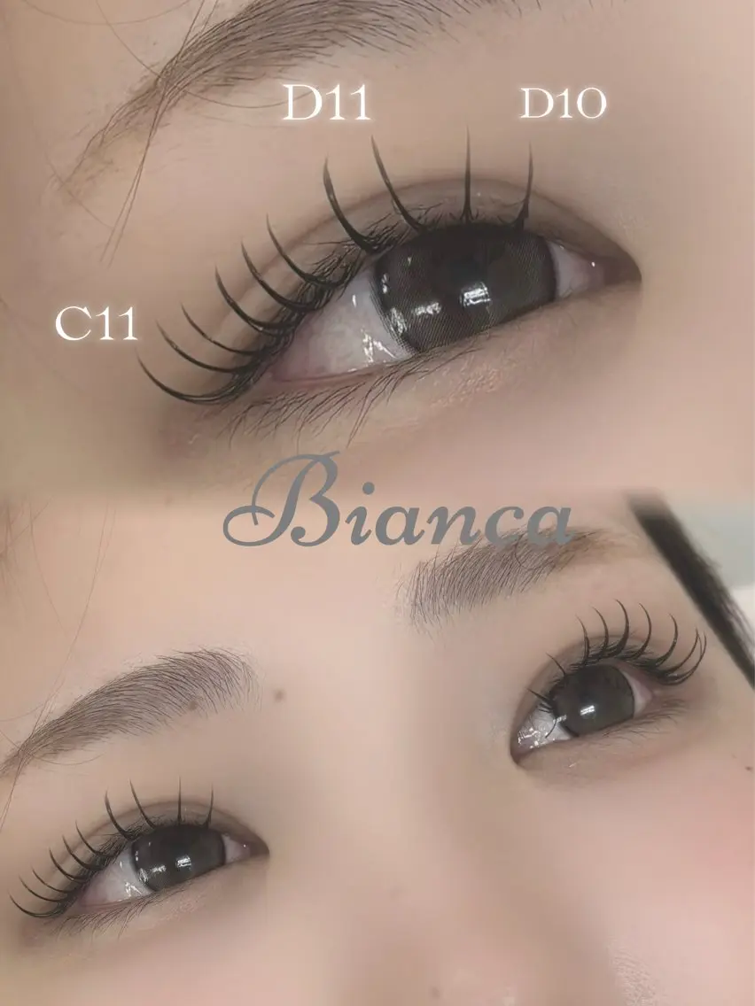 マツエク・マツパ マツエク BIANCA中野 ことはのマツエク・マツパデザイン