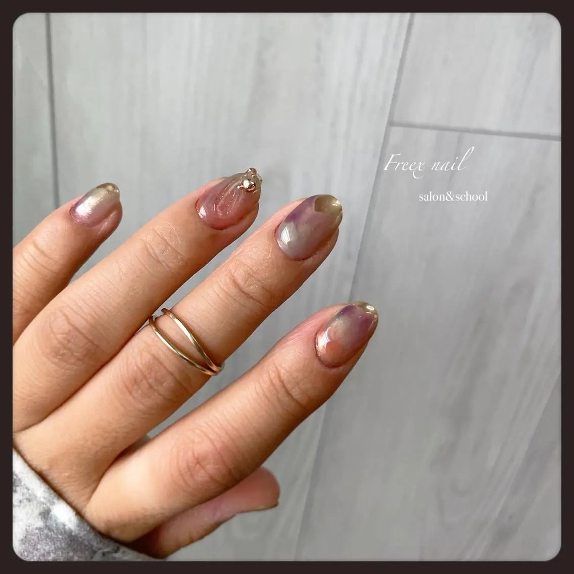 ネイル ニュアンスネイル ハンドネイル ハンドケア freex nail /ニュアンス/個性派のネイルデザイン