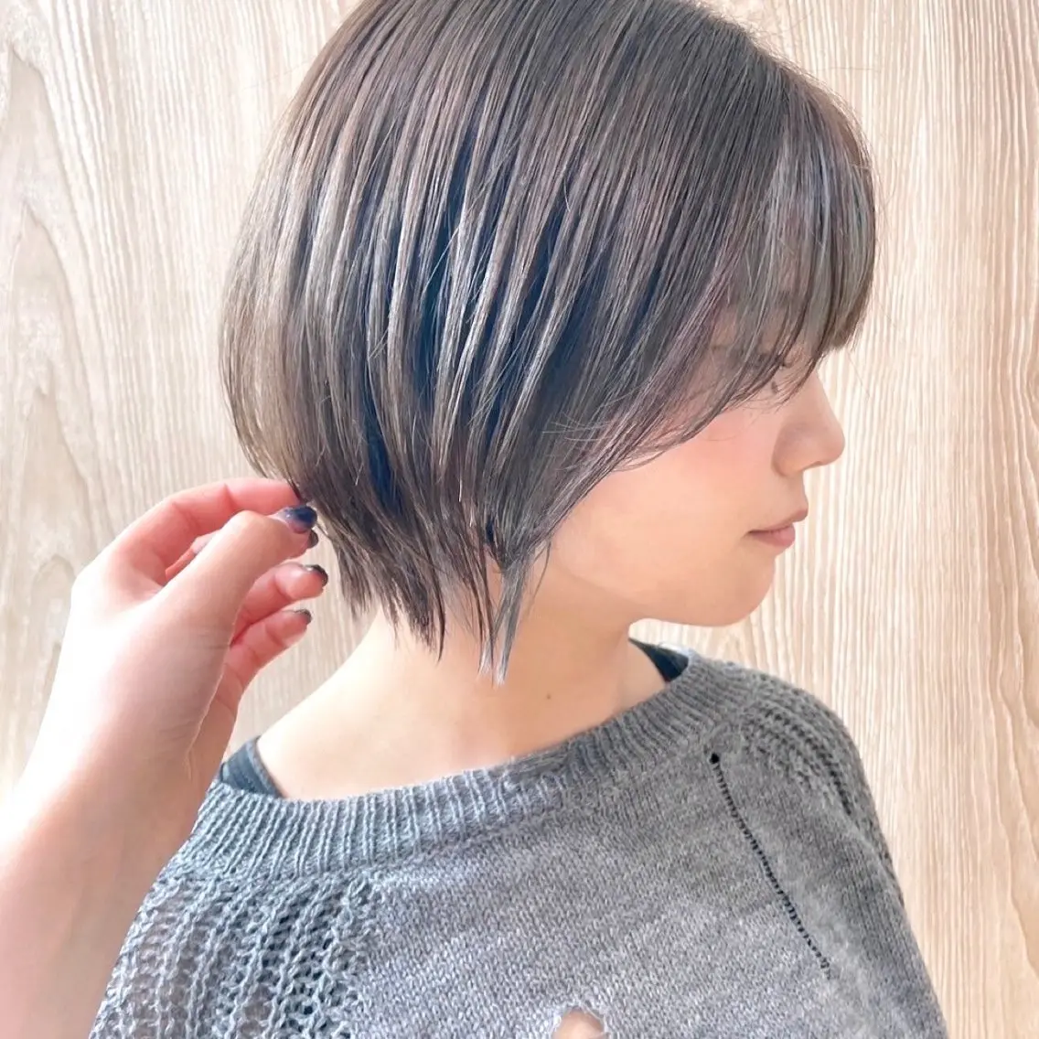 ショート ボブ 外ハネヘア トリートメント 🐣Say.ree ひらいで ななみ🐣のヘアスタイル