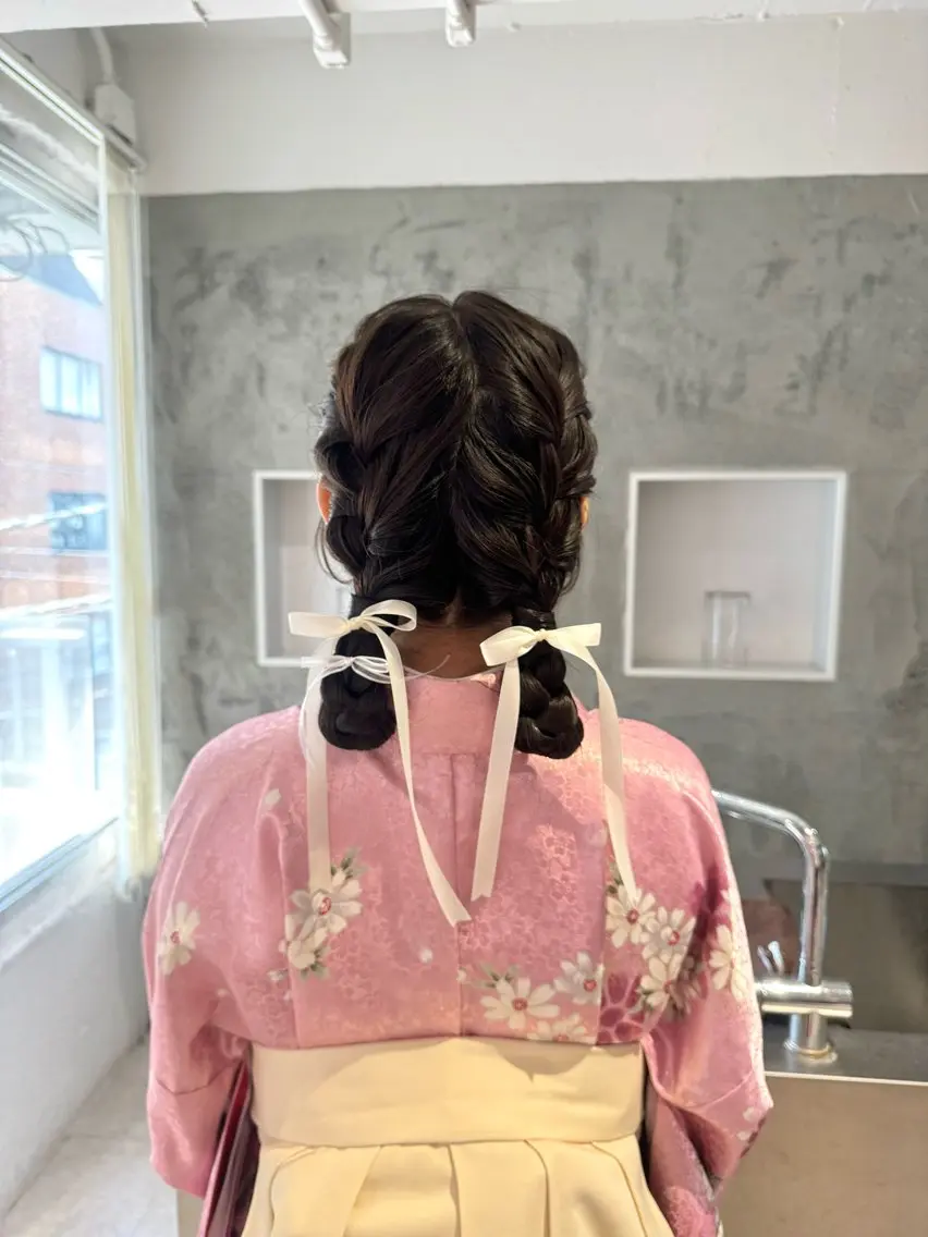 ヘアアレンジ 🍪ﾖｼｲﾊﾙﾈ🍪 ﾗﾍﾞﾝﾀﾞｰｶﾗｰのヘアスタイル