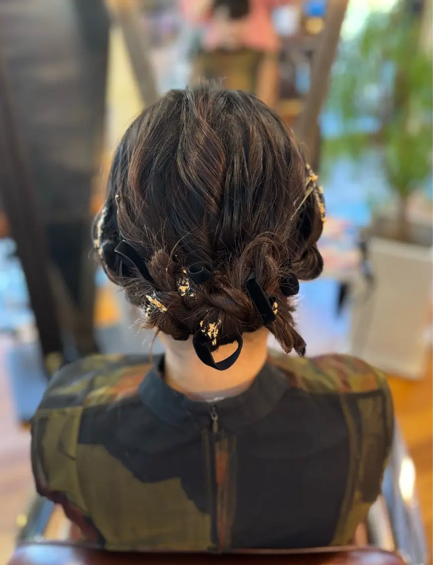 ヘアアレンジ ヘアセット NAGONSTYLE 田村　莉生のヘアスタイル