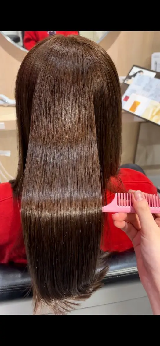 パーマ ストレートパーマ 森田 葵葉のヘアスタイル