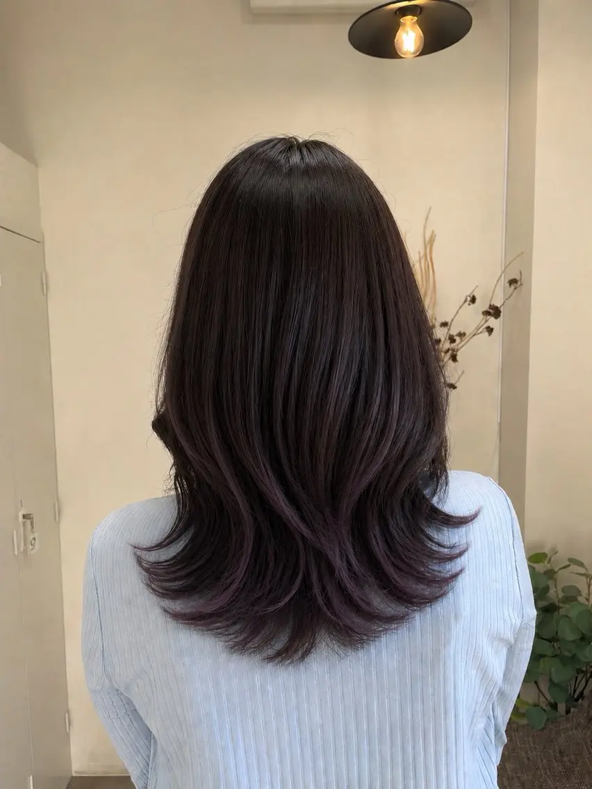 ロング カラー ROCCAhair 谷山陸のヘアスタイル