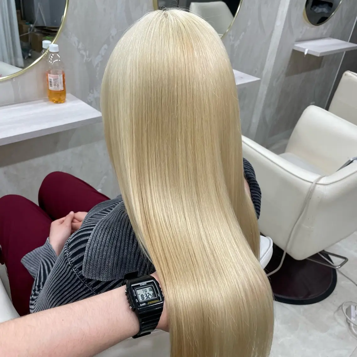 ロング ヘアカラー トリートメント 🌟ハイトーン/ボブ /RYOJU🌟のヘアスタイル