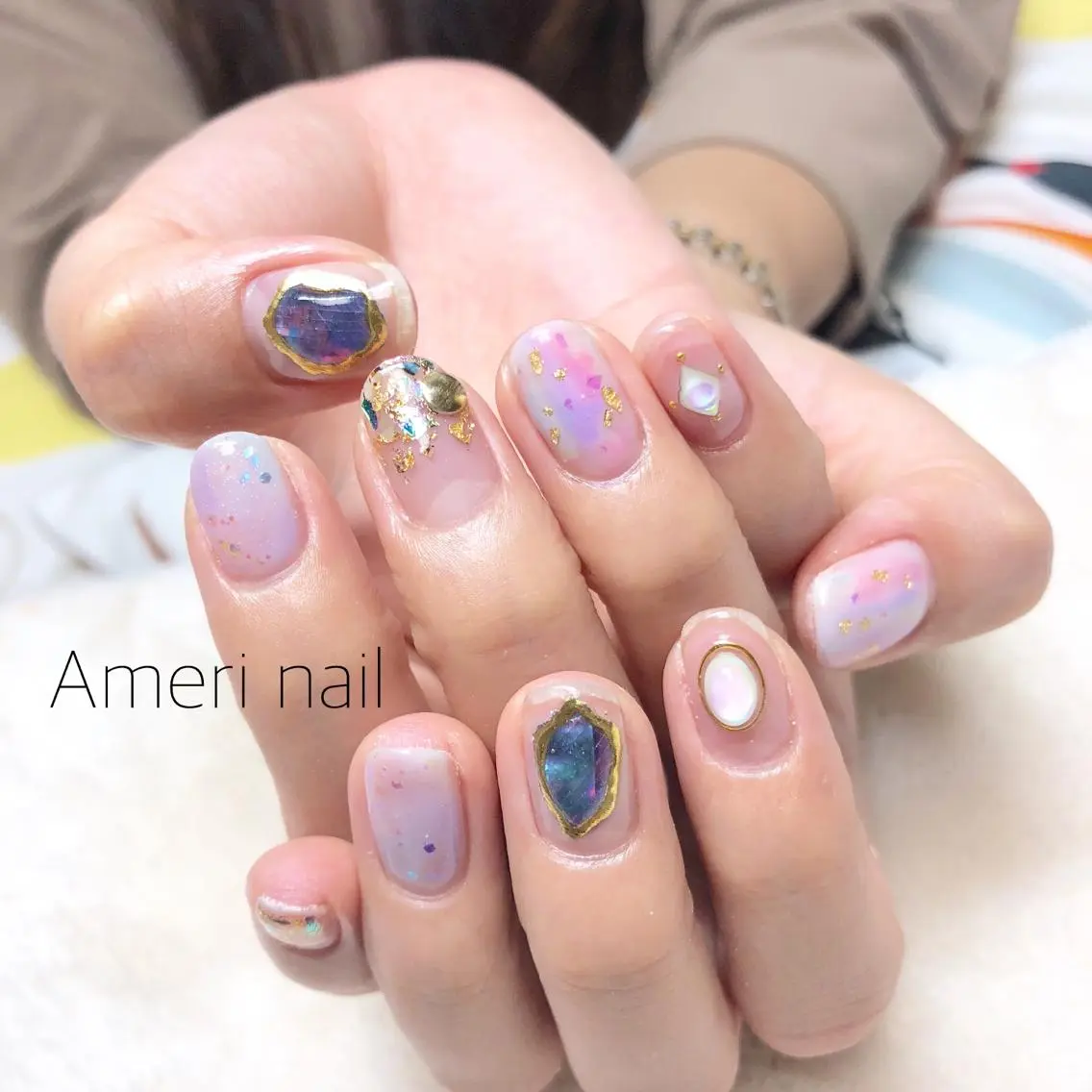 ネイル ハンドネイル Ameri nail /UKIのネイルデザイン