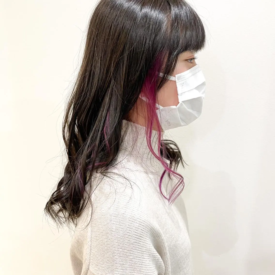 セミロング カラー 縮毛矯正/髪質改善 /韓国風 山川春輝のヘアスタイル
