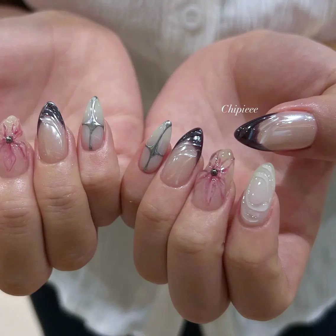 ネイル ハンドネイル Chipieee manamiのネイルデザイン
