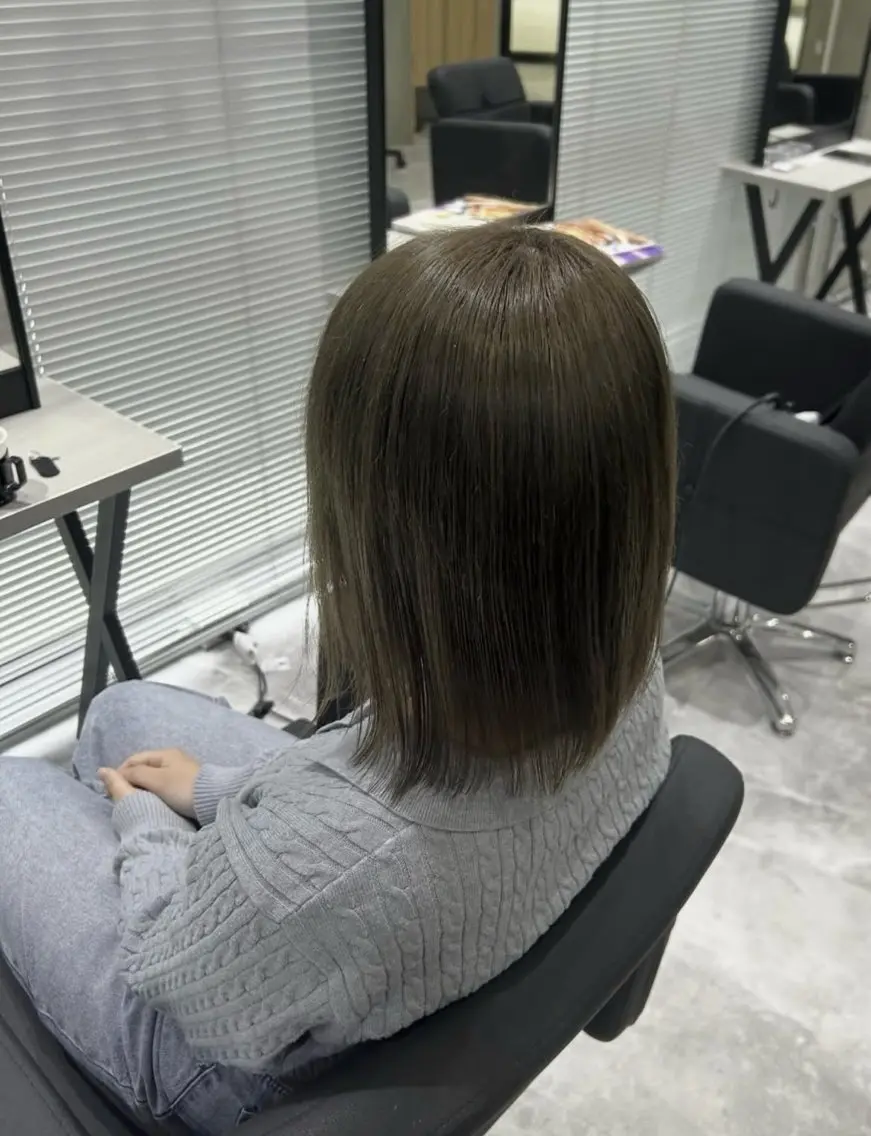 ブリーチ無しダブルカラーの写真