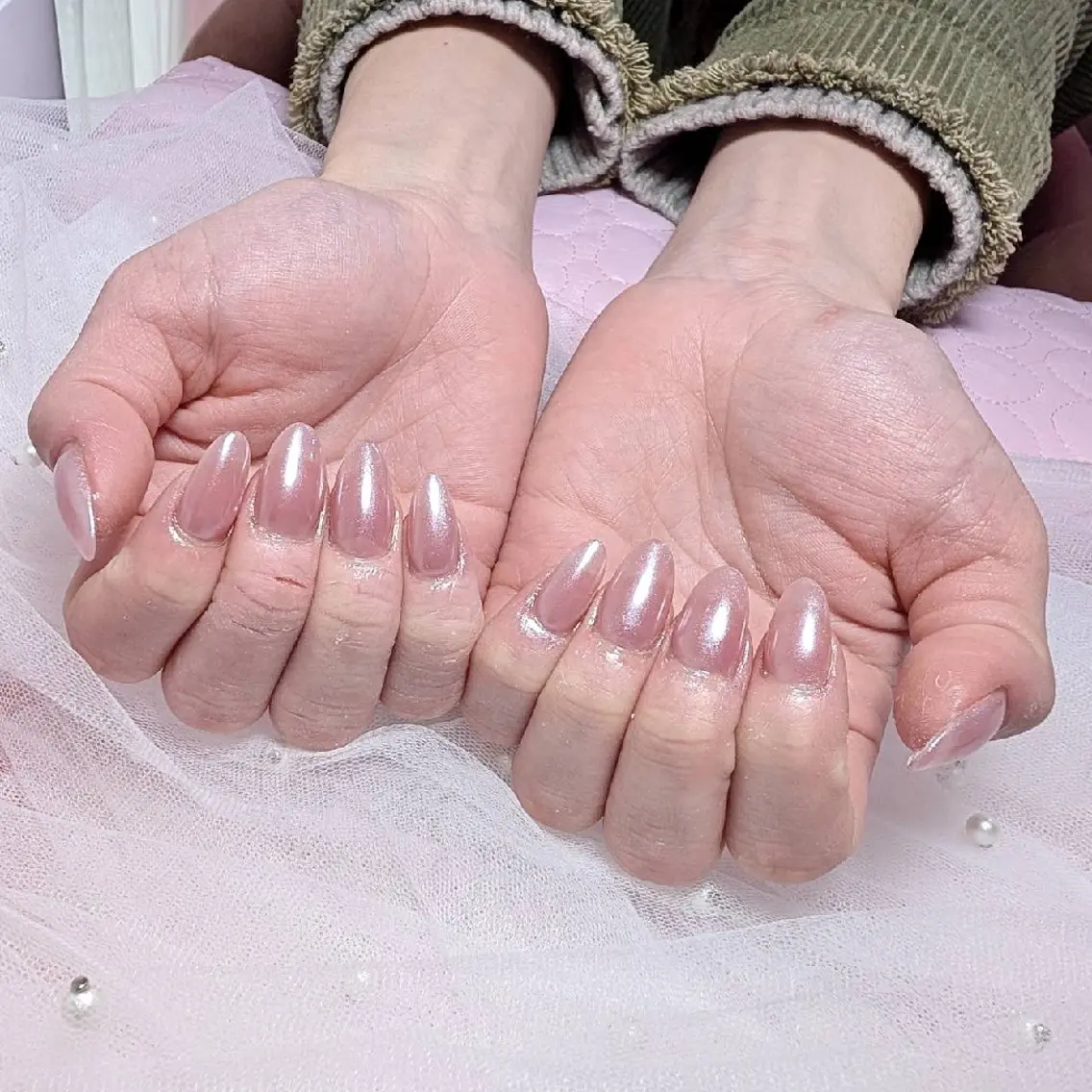 ネイル オーロラネイル Alissa Nailのネイルデザイン