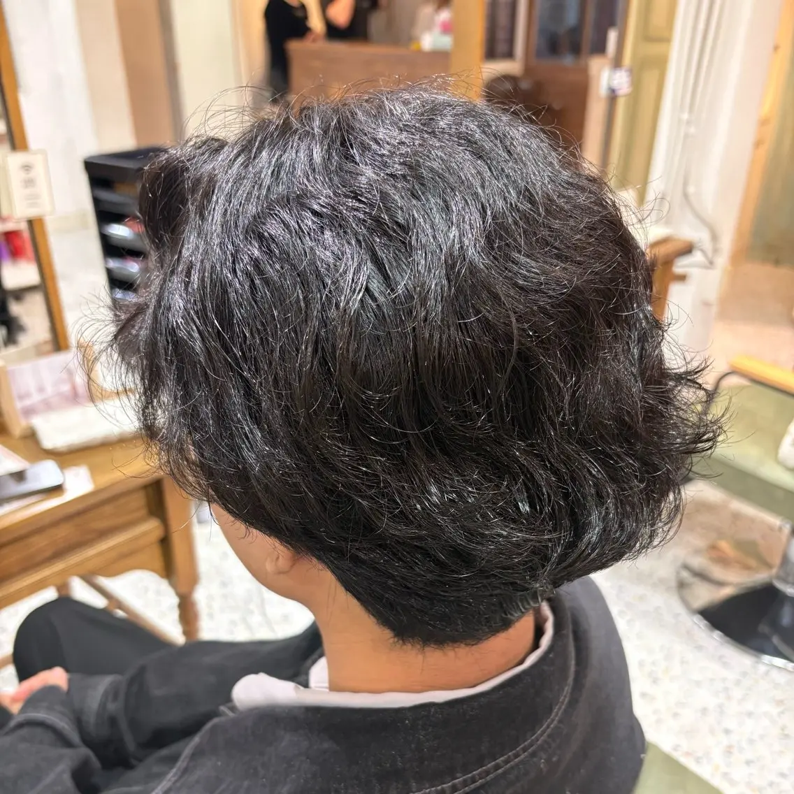 パーマ メンズ 中澤 衿葉のヘアスタイル