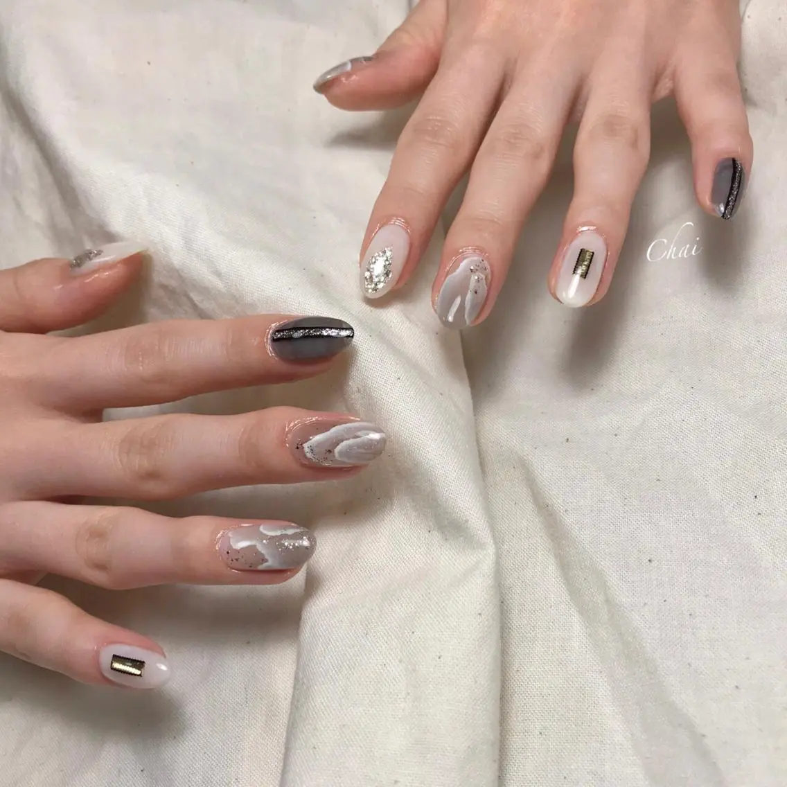 ネイル ハンドネイル chai nail _ai📍鶴橋/桃谷のネイルデザイン