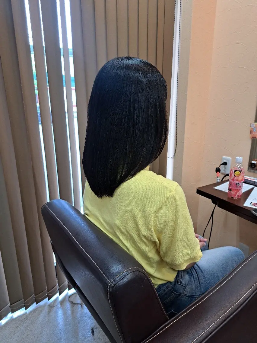 セミロング elve水戸 志村葉春のヘアスタイル