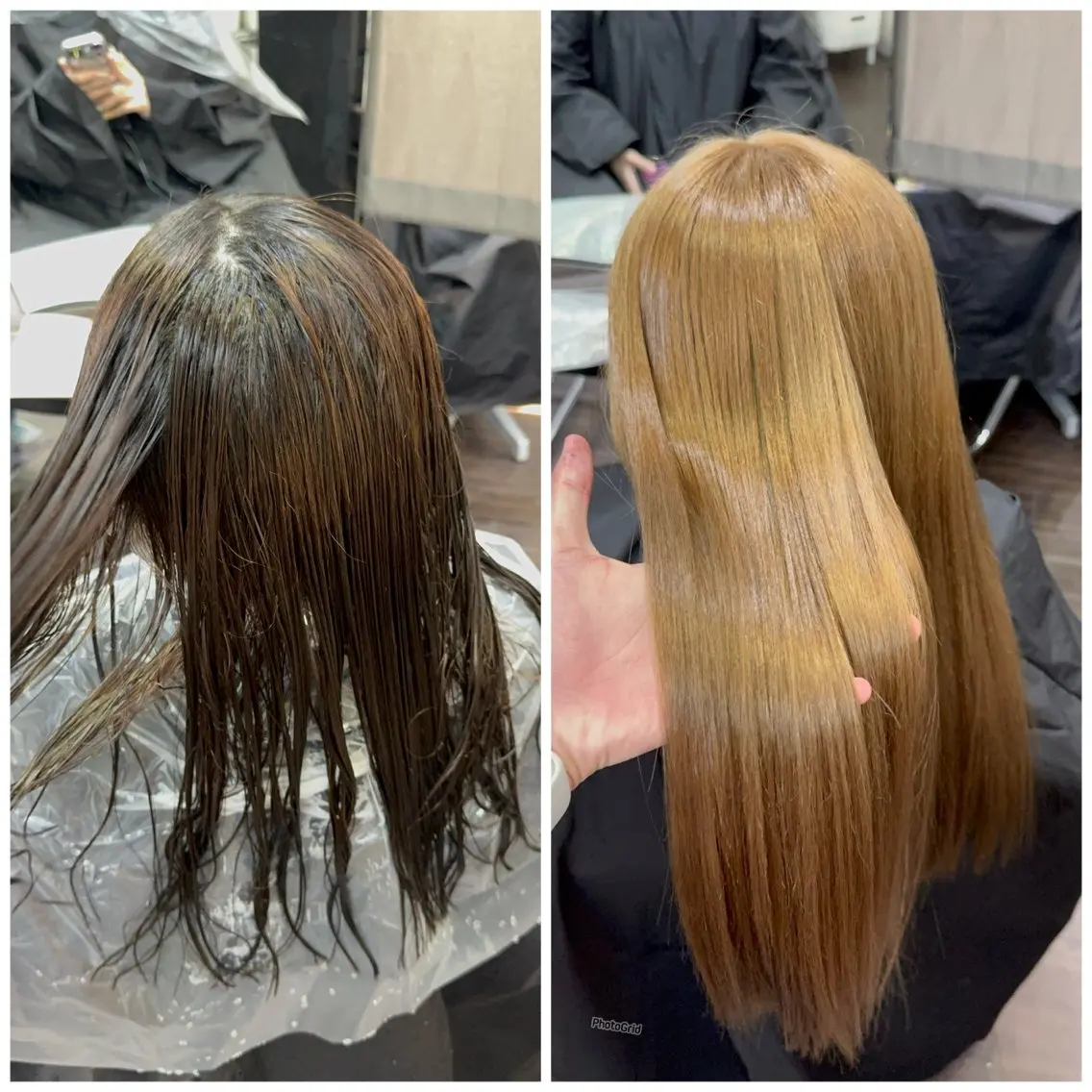 ロング カラー ブリーチ ケアブリーチ ダブルカラー ハイトーンカラー ヘアカラー Lima/ブリー チ特化/心斎橋のヘアスタイル