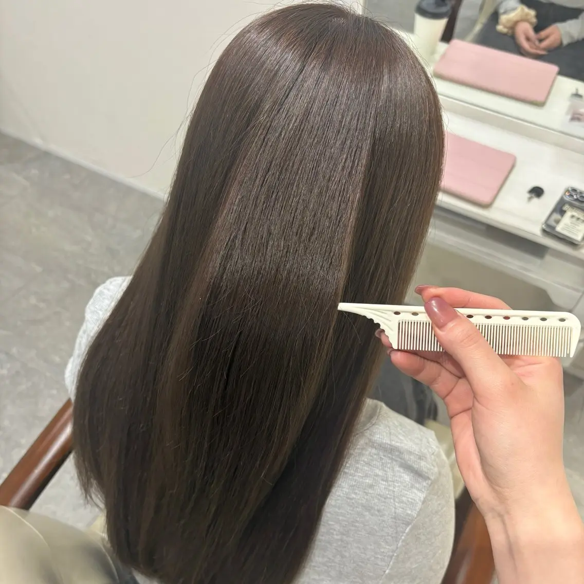 カラー ベージュカラー ヘアカラー mayuka🐾 /カラー/まつパのヘアスタイル