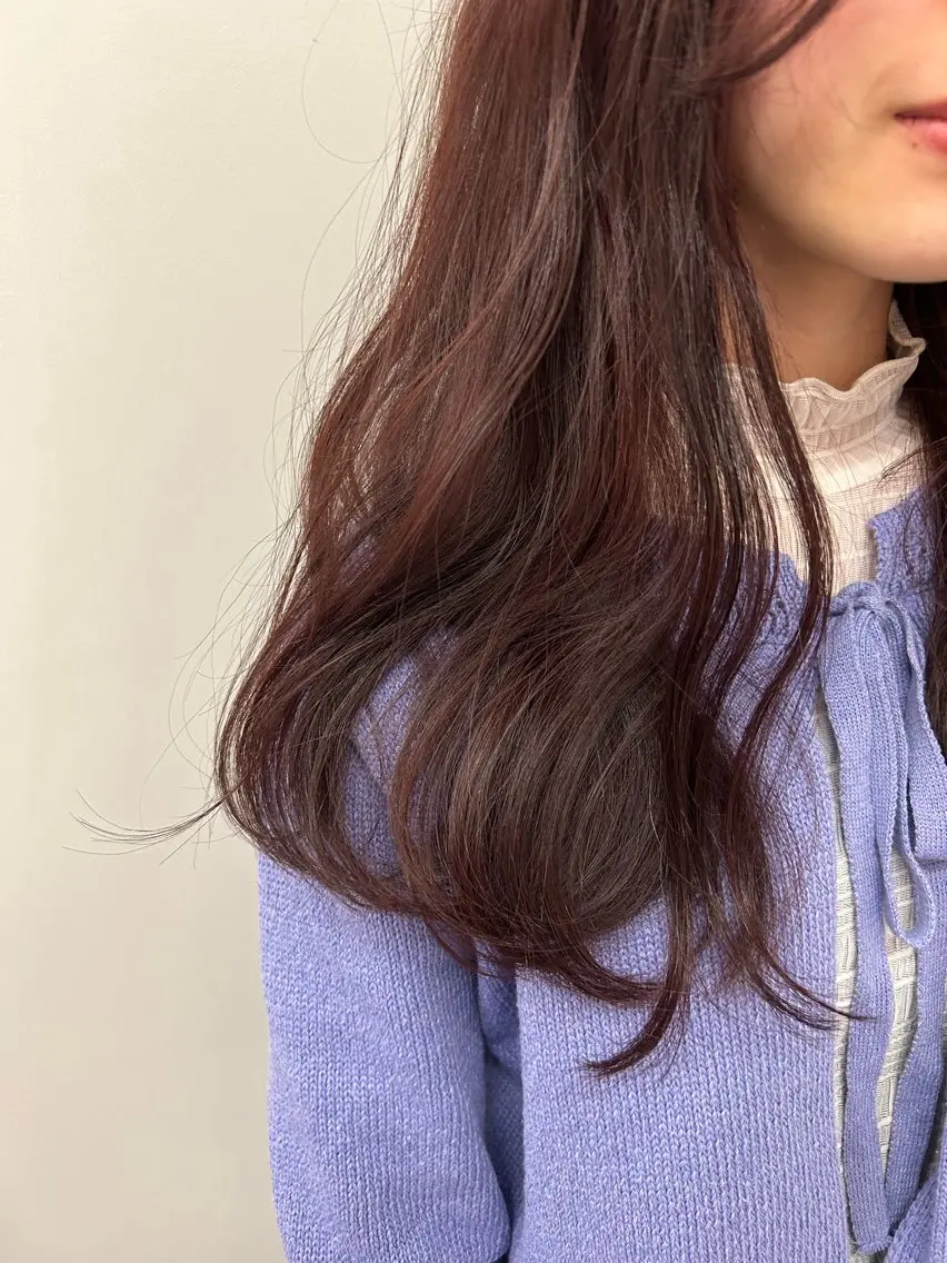 ミディアム 田中 樹奈のヘアスタイル